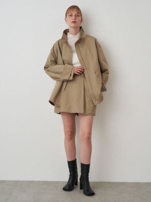 SHILKY CAP （ベージュ）エレンディーク　ELENDEEK CHINO TUCKED SK LAYERED SPT