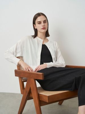 美品 ELENDEEK ニットカーディガン ホワイト