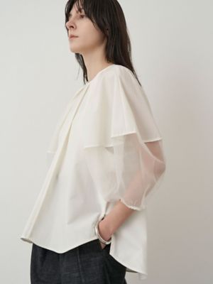 HALF ORGANZA SLEEVE BL | ELENDEEK/エレン
