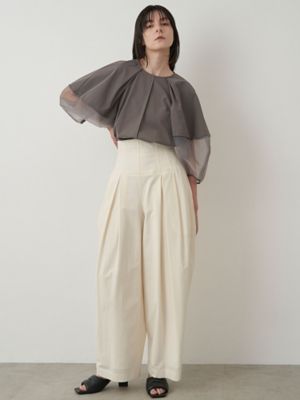 HALF ORGANZA SLEEVE BL | ELENDEEK/エレン