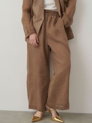 ELENDEEK/エレンディーク SHEER RELAX PT ブラウン パンツ・ズボン【三越伊勢丹/公式】