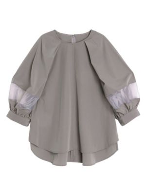 ORGANZA MIX SLEEVE BL | ELENDEEK/エレンディーク