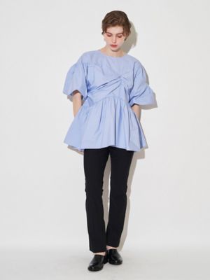 GATHER BALLOON PEPLUM BL | ELENDEEK/エレン