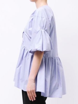 GATHER BALLOON PEPLUM BL | ELENDEEK/エレン