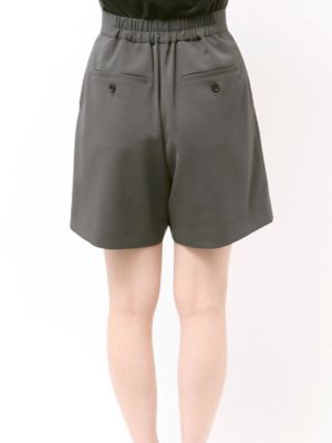ハーフパンツレディース ELENDEEK ELENDEEK パンツ フェイクレザーハーフパンツ レディース