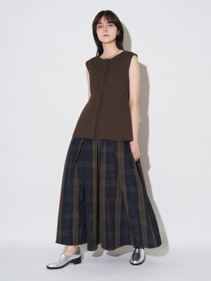 CROSS TUCK GATHER SK | ELENDEEK/エレン