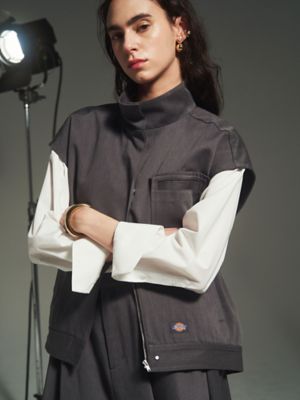 Dickies×ELENDEEK】STAND ZIP VEST