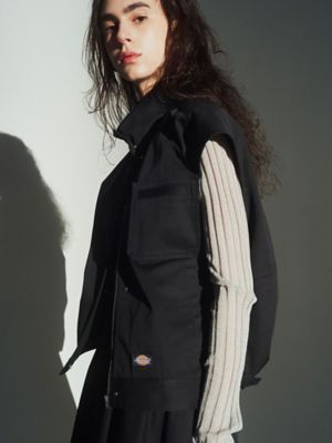 【Dickies×ELENDEEK】STAND ZIP VEST Dickies×ELENDEEK】STAND ZIP VEST