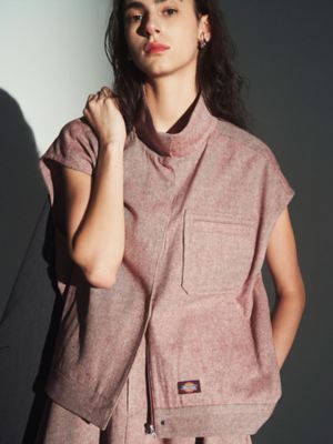 Dickies×ELENDEEK】STAND ZIP VEST