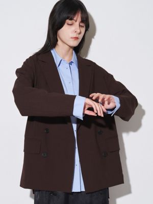 ELENDEEK/エレンディーク W BREAST TAILORED JK ブラウン コート・ジャケット【三越伊勢丹/公式】