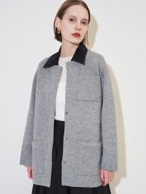 ＜ELENDEEK＞ＢＩＣＯＬＯＲ　ＫＮＩＴ　ＪＫ