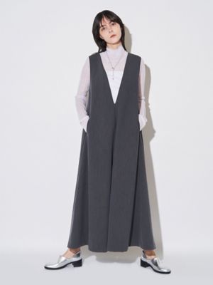 完売品！aere アエレ V-neck jersey one-piece38 お値下げ】aere アエレ V-neck jersey one-piece 38 - メルカリ