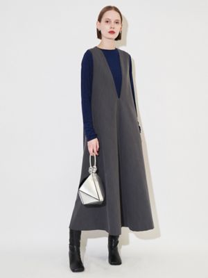 DEEP V NECK A－LINE OP | ELENDEEK/エレンディーク