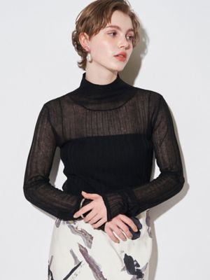 ELENDEEK SHEER RIB N/S KT 完売カラー HIGH NECK SHEER RIB KT | ELENDEEK/エレン