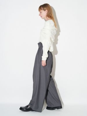 美品　ELENDEEK ASYMMETRY FLARE NECK BL ASYMMETRY DRAPE KT | ELENDEEK/エレンディーク