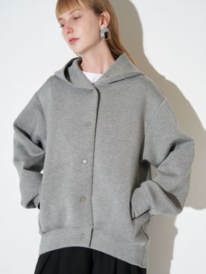 ELENDEEK TUCK HEM HOODIE チャコールグレー Fサイズ TUCK HEM HOODIE | ELENDEEK/エレンディーク | 三越