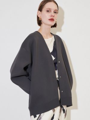 ELENDEEK Vネックフォルムカーディガン チャコールグレー V－NECK FORM CD | ELENDEEK/エレンディーク | 三越