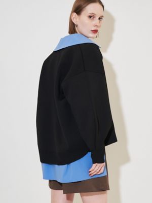 ELENDEEK Vネックフォルムカーディガン チャコールグレー V－NECK FORM CD | ELENDEEK/エレンディーク | 三越