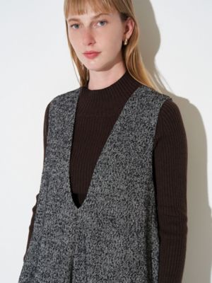 TWEED DEEP V NECK OP | ELENDEEK/エレンディーク