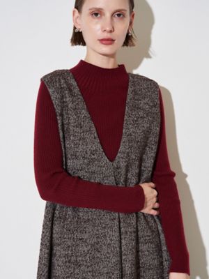 TWEED DEEP V NECK OP | ELENDEEK/エレンディーク