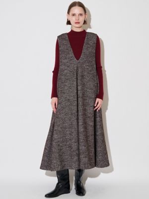 TWEED DEEP V NECK OP | ELENDEEK/エレンディーク