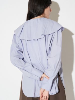 ASYME RUFFLE COLLER BL | ELENDEEK/エレン
