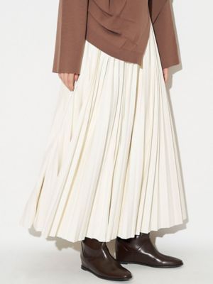 FAUX LEATHER PLEATS SK | ELENDEEK/エレン