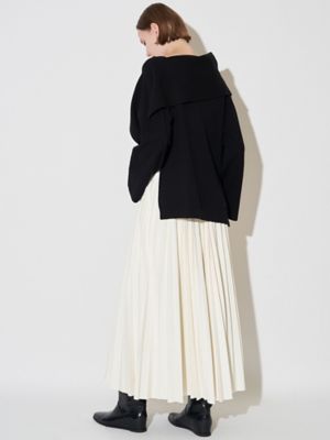 FAUX LEATHER PLEATS SK | ELENDEEK/エレン