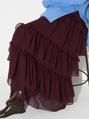 CHIFFON TIERED SK | ELENDEEK/エレンディーク | 三越