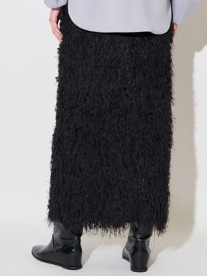 スカート NEAU FEATHERED LONG SKIRT FEATHERED LONG SKIRT (2color) – NEAU__online