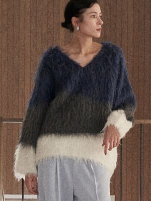 ELENDEEK/エレンディーク MULTI COLOR JQ KT ブルー トップス【三越伊勢丹/公式】