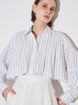 ＜ELENDEEK＞ＳＴＲＩＰＥ　ＬＡＹＥＲＥＤ　ＳＨＩＲＴ