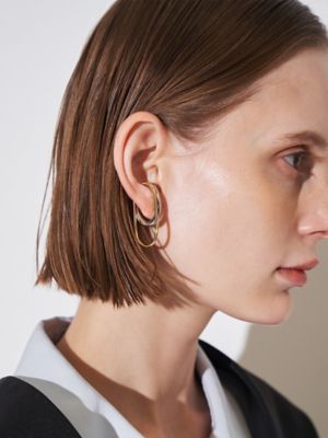 DOUBLE HOOP EAR CUFF | ELENDEEK/エレンディーク