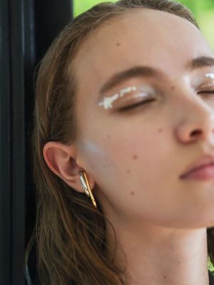 ＜ELENDEEK＞ＤＯＵＢＬＥ　ＨＯＯＰ　ＥＡＲ　ＣＵＦＦ