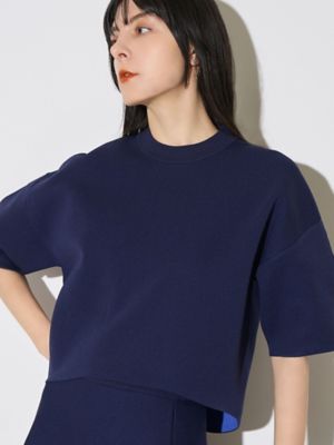 ELENDEEK - ELENDEEK♡アンゴラフォルムニット♡ネイビー FORM KNIT TOP | ELENDEEK/エレンディーク | 三越伊勢丹