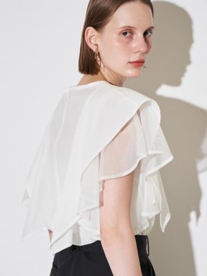 ＜ELENDEEK＞ＭＥＳＨ　ＬＡＹＥＲＥＤ　ＳＬＥＥＶＥ　ＢＬ