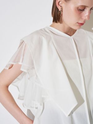 MESH LAYERED SLEEVE BL | ELENDEEK/エレン 