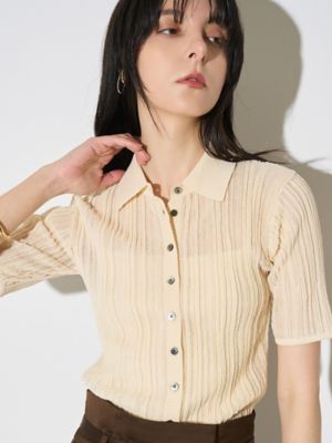 ＜ELENDEEK＞ＳＨＥＥＲ　ＰＬＥＡＴＳ　ＫＴ　ＴＯＰ