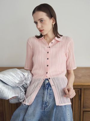 SHEER PLEATS KT TOP | ELENDEEK/エレンディーク