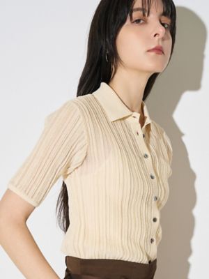 SHEER PLEATS KT TOP | ELENDEEK/エレンディーク