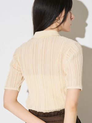 SHEER PLEATS KT TOP | ELENDEEK/エレンディーク