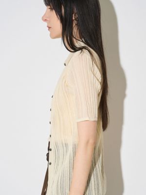 SHEER PLEATS KT TOP | ELENDEEK/エレンディーク