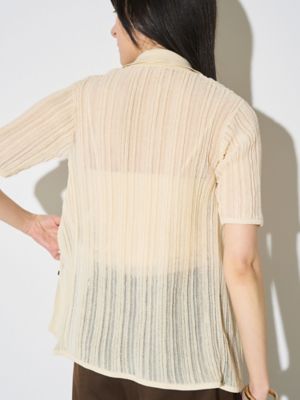 SHEER PLEATS KT TOP | ELENDEEK/エレンディーク