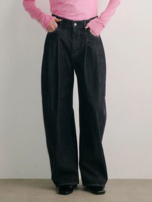 PANEL TUCK DENIM WIDE PT | ELENDEEK/エレン