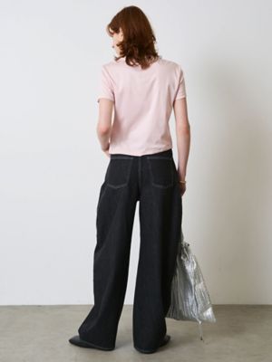 PANEL TUCK DENIM WIDE PT | ELENDEEK/エレン