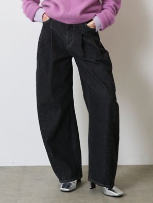 PANEL TUCK DENIM WIDE PT | ELENDEEK/エレン