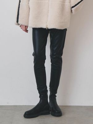 FAUX LEATHER LEGGINGS | ELENDEEK/エレンディーク