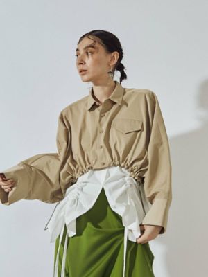HEM GATHER SH CAMISOLE | UN3D./アンス