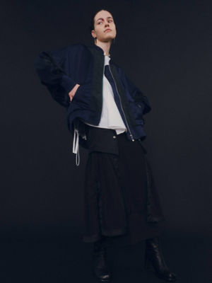 SATIN COMBI MIDDLE BZ | UN3D./アンスリード 