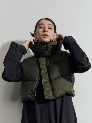 【新品】 UN3D. DOWN SHORT VEST BLACK アンスリード DOWN SHORT VEST | UN3D./アンスリード | 三越